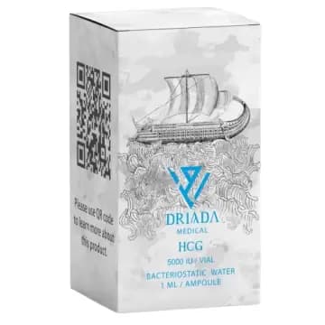 HCG 5000iu - 1 VIAL (5000IU + 1ML AMPOULE )