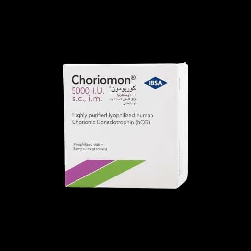 HCG 5000 I.U. (CHORIOMON) - 5000 I.U. AMP.