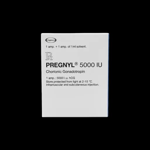 HCG Pregnyl 5000IU - 5000IU AMP & SOLUTION
